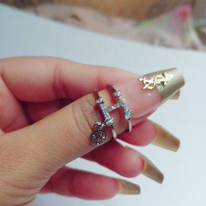 sparkling unique design ring marigold jewelry