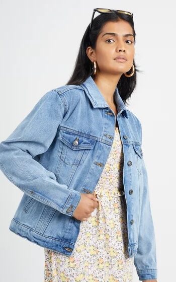 faded black oversized denim jacket (copy)