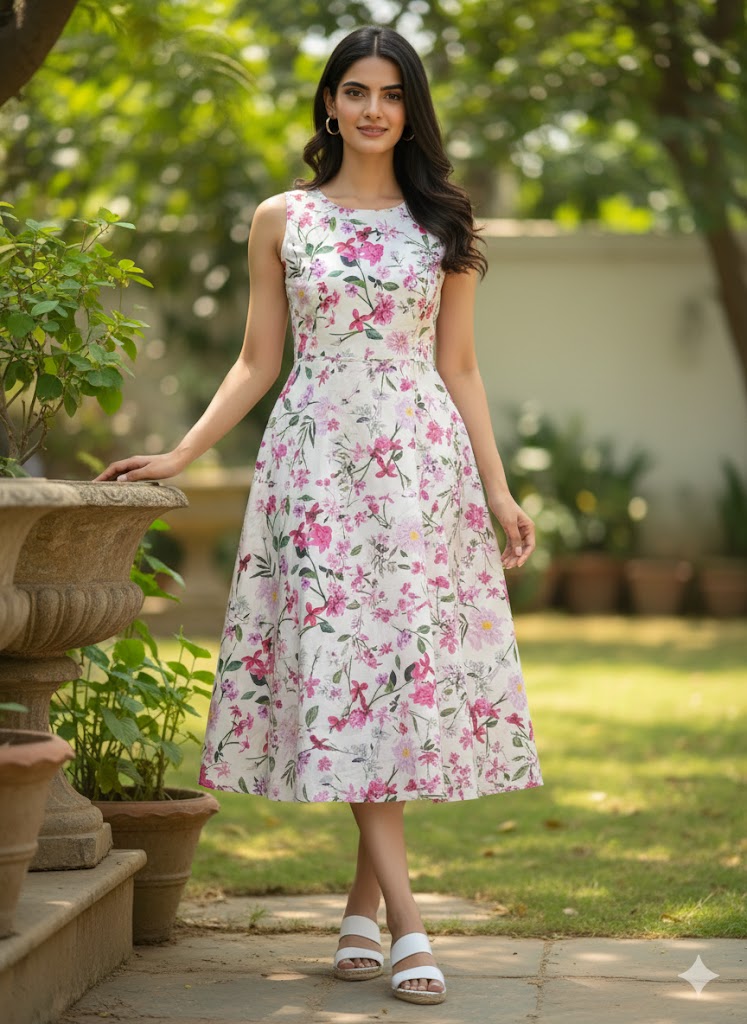 lawn printed cord set